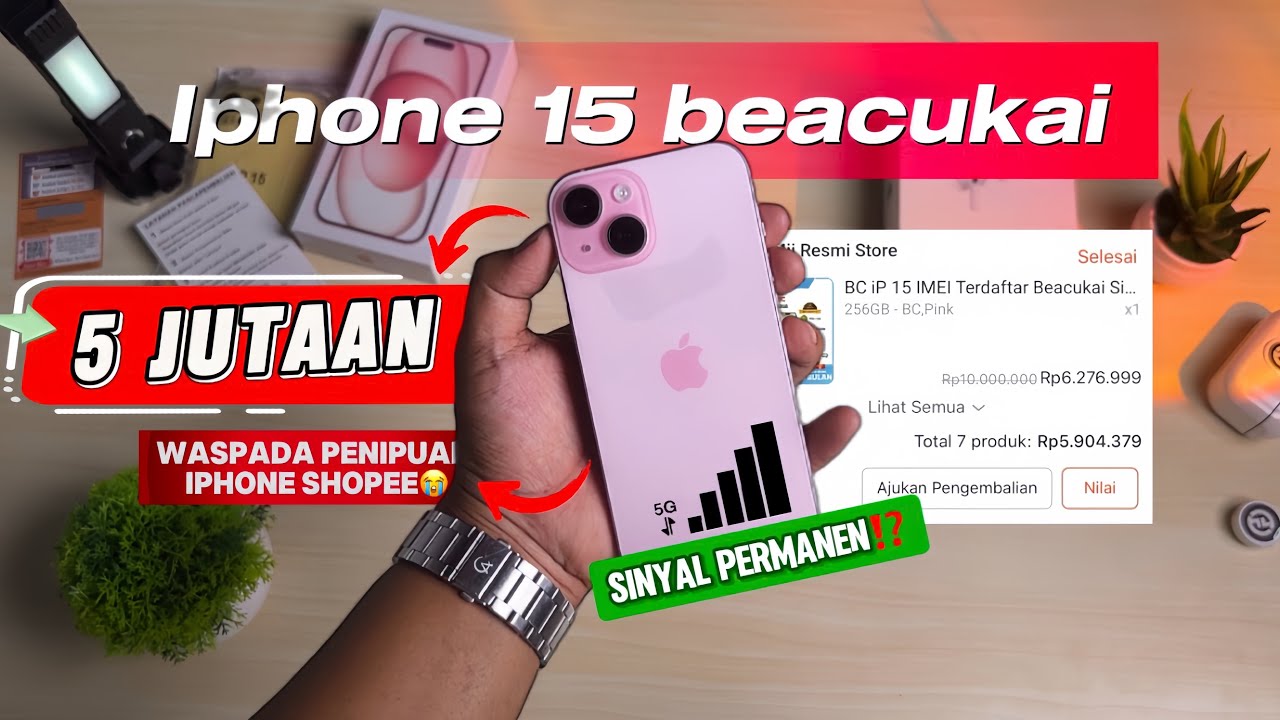 ‼️AWAS IPHONE MURAH di shopee ‼️yang saya takutkan terjadi😭😭