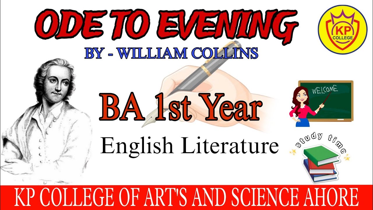 BA part-1 Poem Ode to Evening by collins