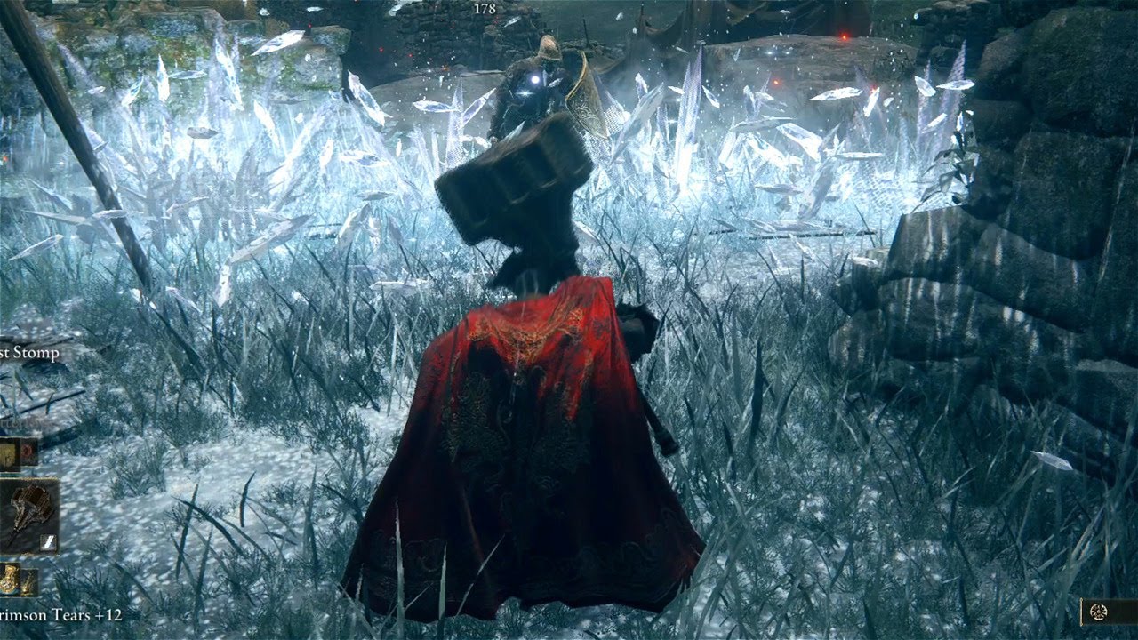 Divine Beast Frost Stomp Showcase - New Elden Ring DLC Shadow of the Erdtree Ashes of War