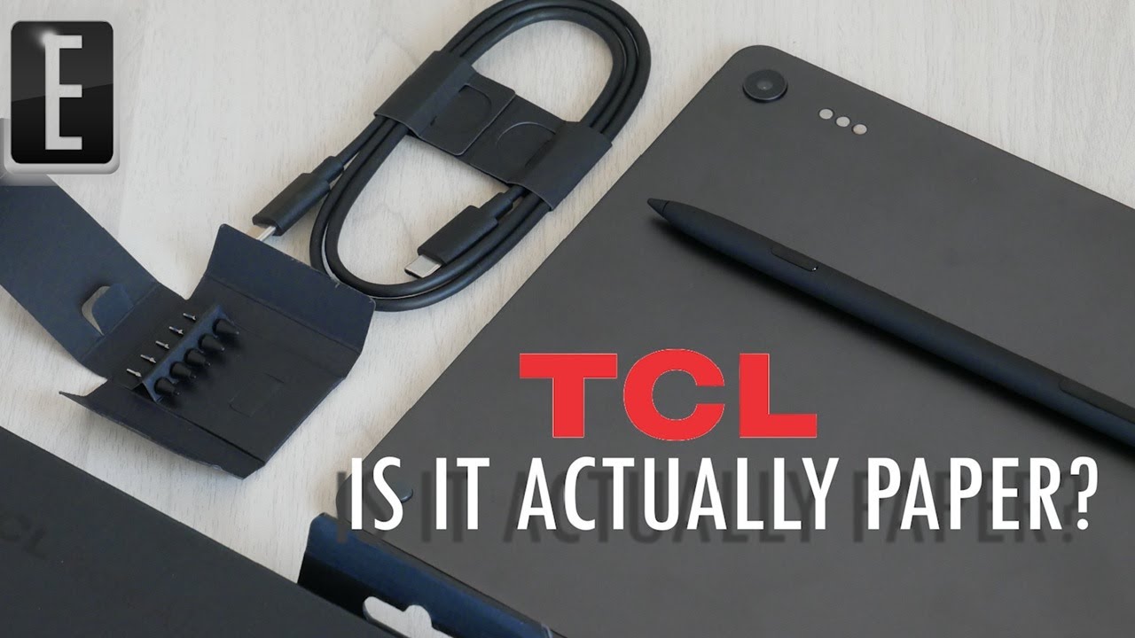 Компания TCL выпустила еще один планшет с электронной бумагой | Распаковка