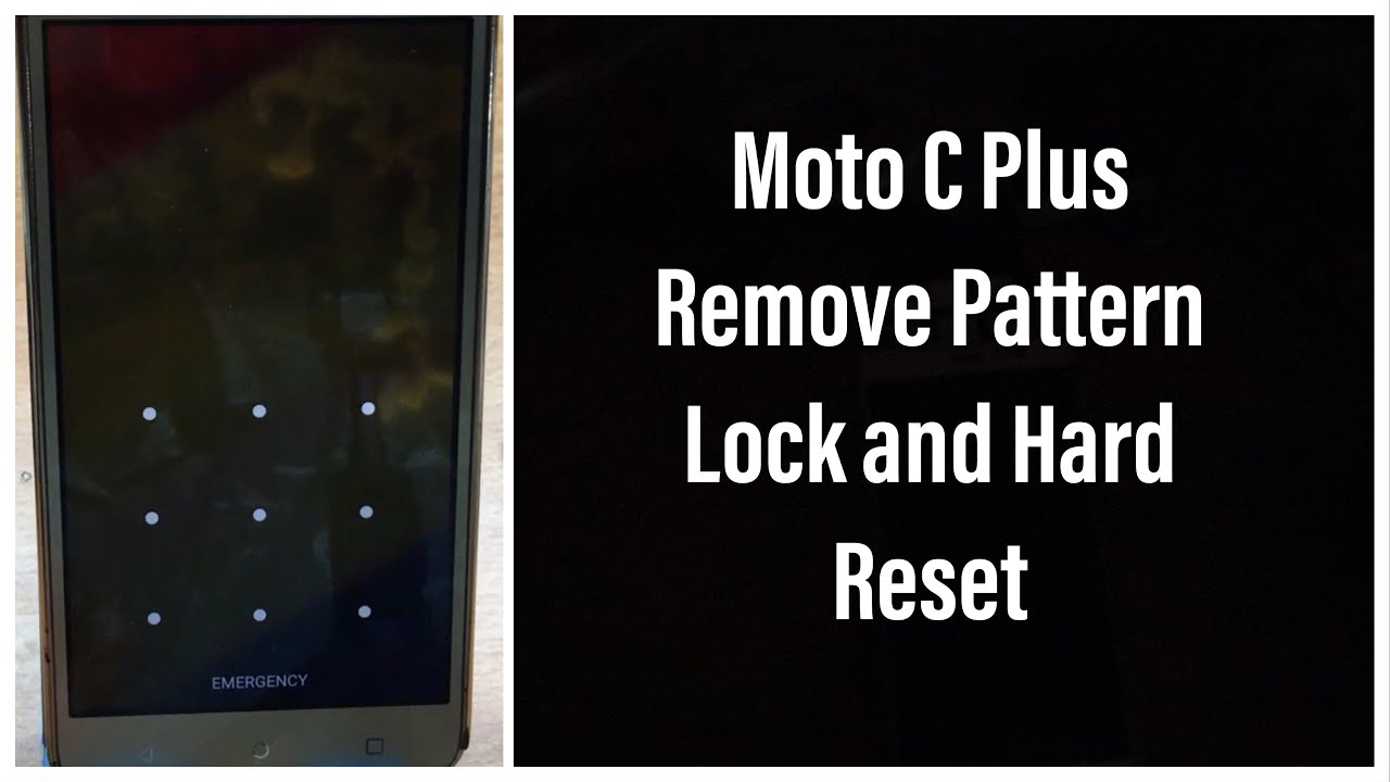 Motorola Moto C Plus (XT1721) Remove Pattern Lock and Hard Reset | GSMAN ASHIQUE |