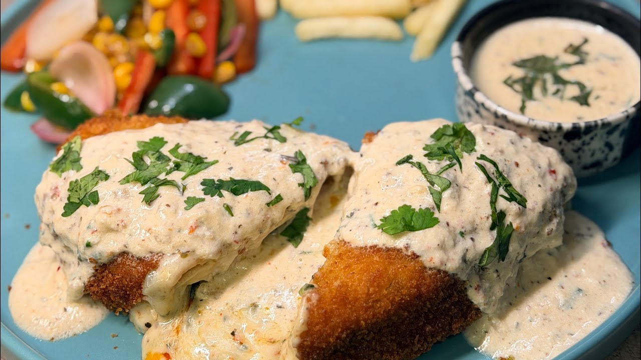 Cheese stuff chicken | resturant style stuff chicken @FoodCreationsByMarryam 