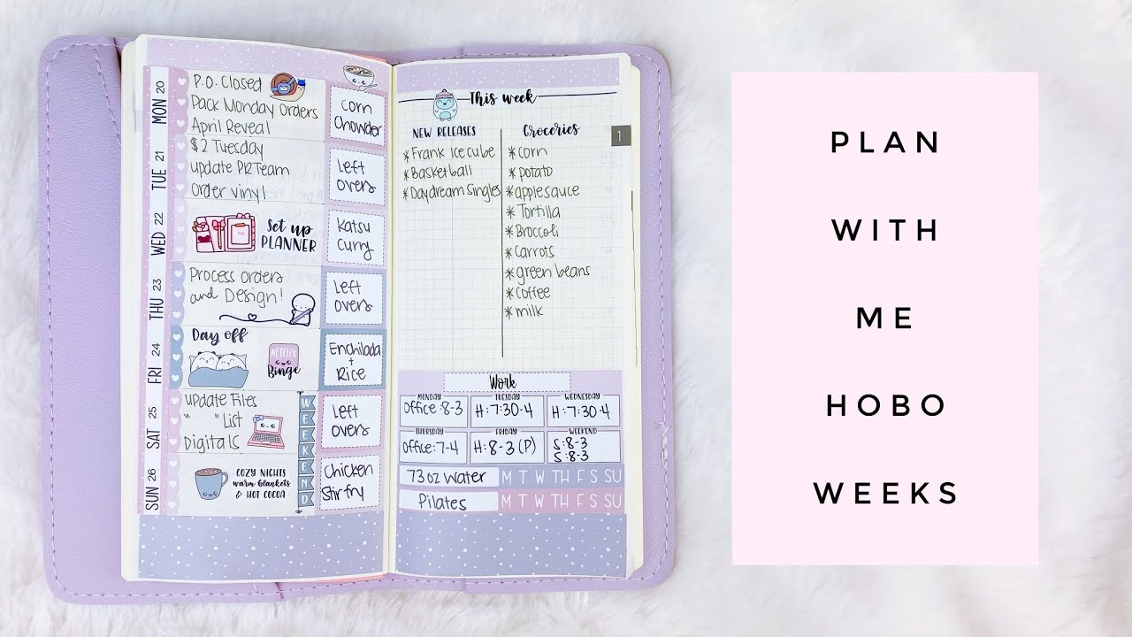 Plan With Me - Hobonichi Weeks