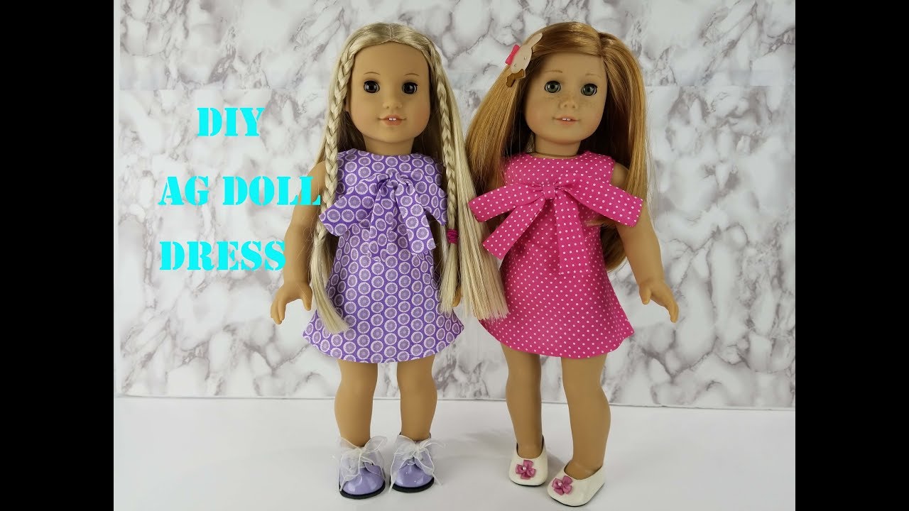 Как сшить платье А-силуэта для куклы American Girl — бесплатные выкройки