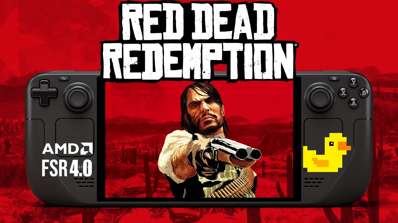 Red Dead Redemption on Steam Deck | FSR 4 | Lossless Scaling Performance Test