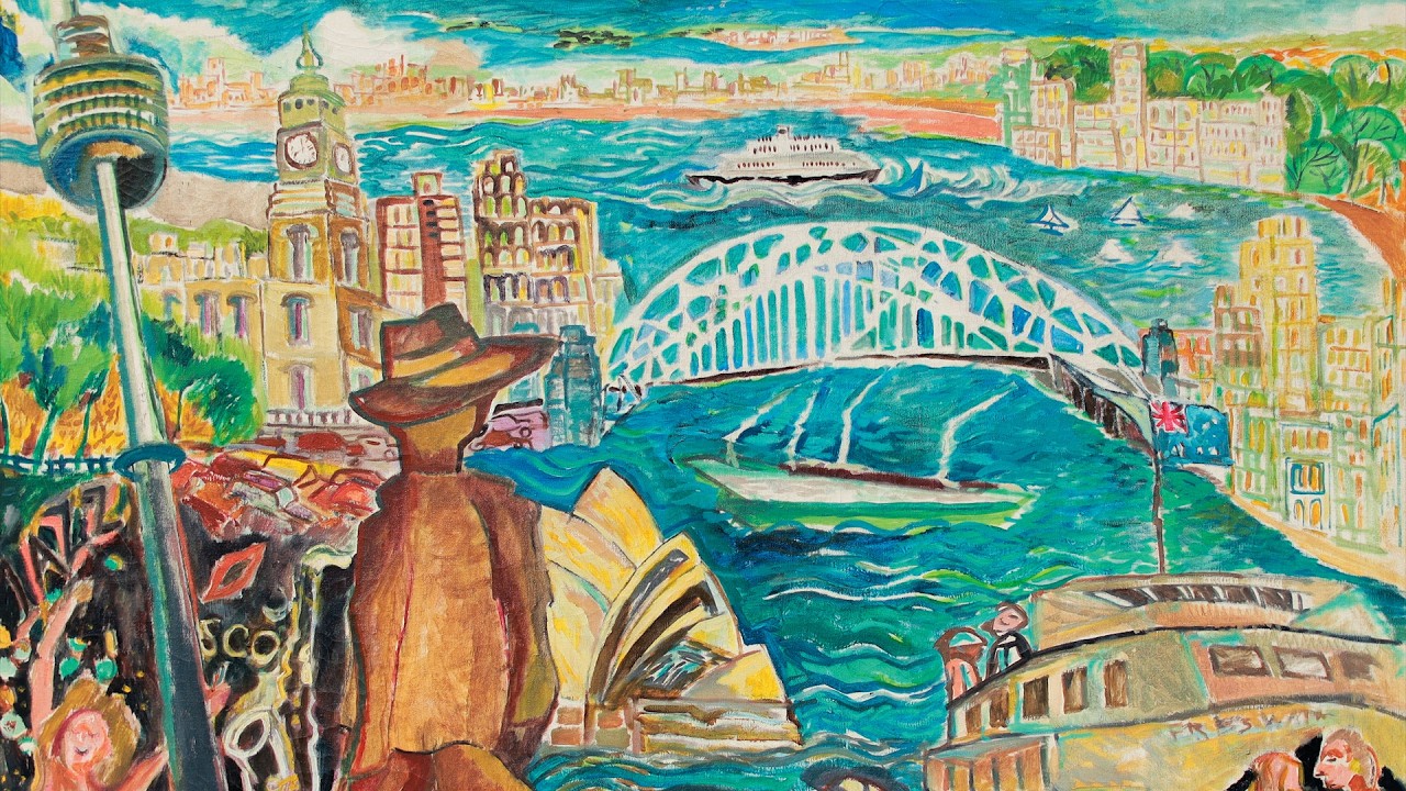 ART REVIEW: SUDJANA KERTON - Sydney Harbour, 1985