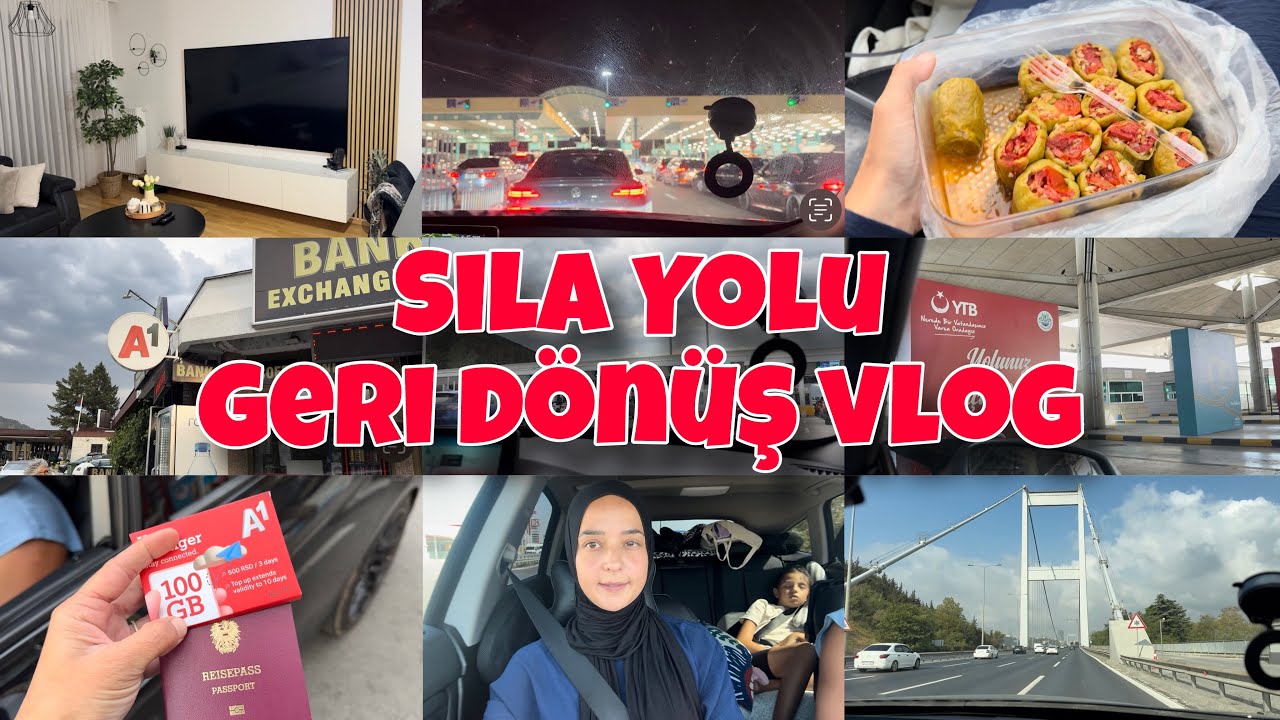 Sıla Yolu 🇹🇷 Geri Dönüş | Yollar Nasıl? | Bagaj Kontrol | Nekadar Bekledik? | Türkiye-Avusturya Yolu