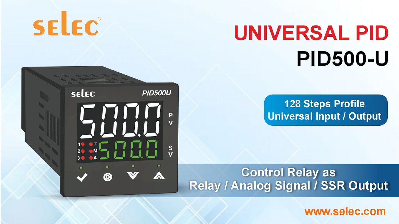 Selec PID500-U Configuration Level 1 | Part 5: Setting Relay, Analog, and SSR Control Outputs