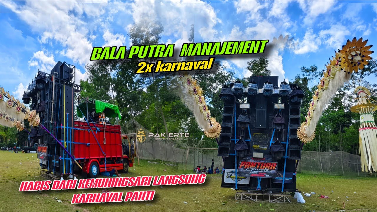 Bala putra manajement habis dari karnaval kemuningsari langsung karnaval panti bersama pantura gank
