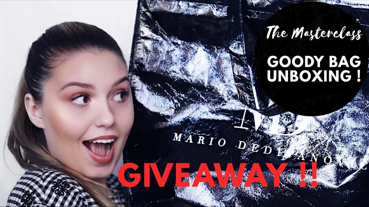 GOODY BAG UNBOXING + GIVEAWAY ! | The Masterclass By MARIO DEDIVANOVIC | PART I | Sara Karaj