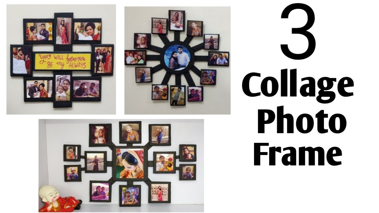 3 Collage Photo Frame | Best Out Of Waste Ideas | Collage