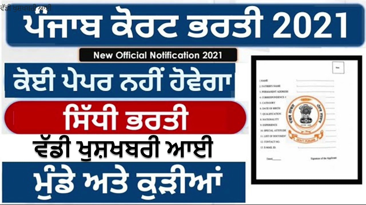 Punjab Govt Jobs June 2021 | Punjab Police Bharti 2021 | Punjab Govt Jobs July 2021 | Meet Academy