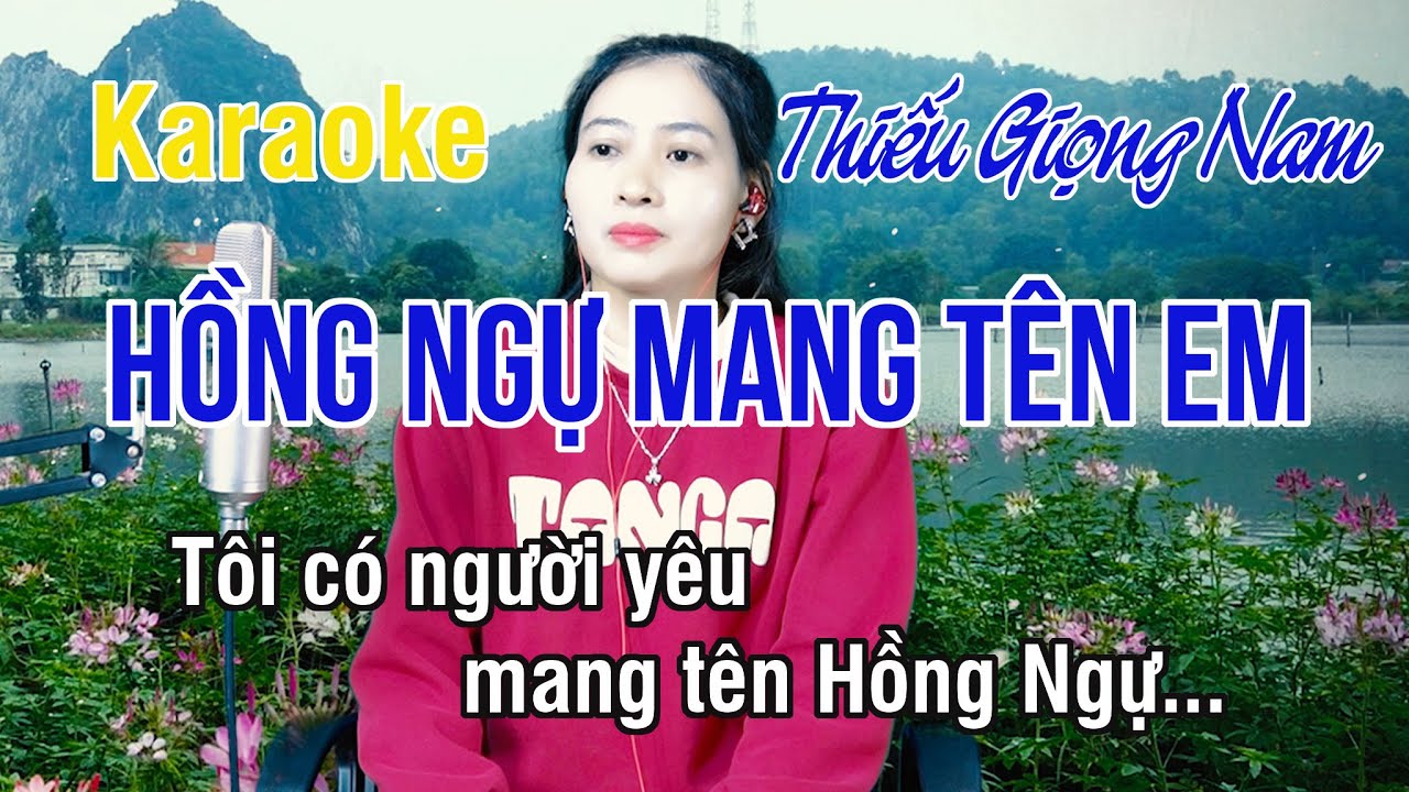 Hồng Ngự Mang Tên Em ✔ Karaoke Thiếu Giọng Nam ► Song Ca Với Ngọc Lan ❖ Thiết TV