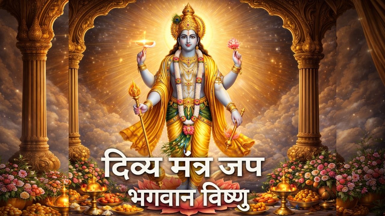 Om Namo Bhagavate Vasudevaya | Powerful Vishnu Chant Positive Energy घर में सुख-समृद्धि लाने वाला जप