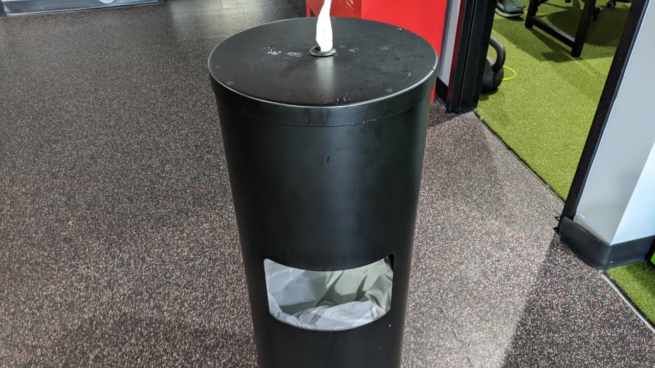 Zogics Gym Wipes Dispenser + Trashcan - So convenient!
