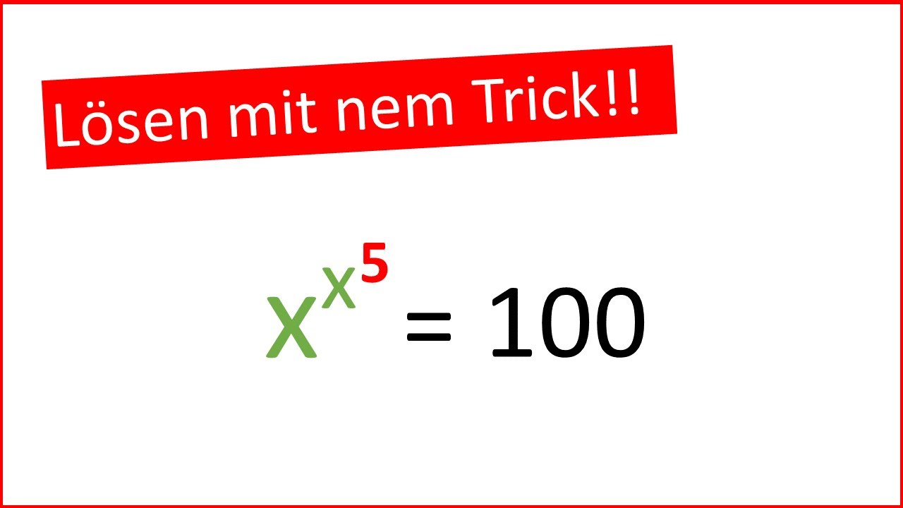 Kannst du das lösen? Mathe Rätsel #10, Gleichung lösen, Potenzgesetze, Exponentialgleichung