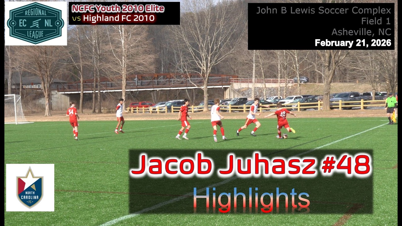 2026-02-21 - Jacob Juhasz #48 - Highlights - NCFC Elite B2010 at Highland FC B2010-ECNL RL Carolinas