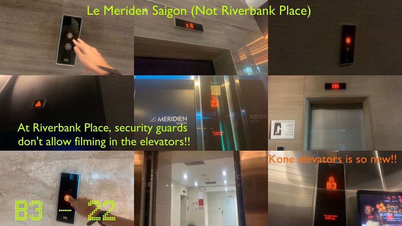 Kone Monospace Elevators Tour - Le Meriden Saigon (not Riverbank Place), HCMC, VN