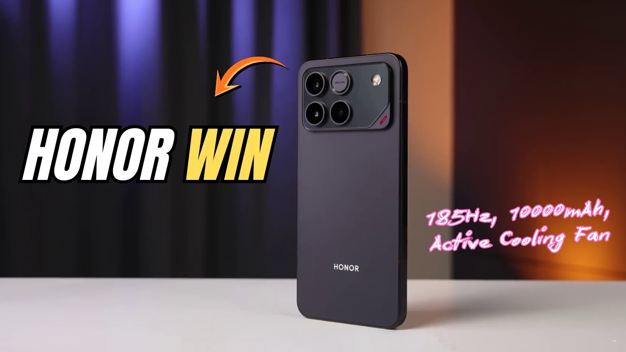 Подробный обзор Honor Win: дисплей 185 Гц, процессор Snapdragon 8 Elite Gen5 и аккумулятор 10000 ...
