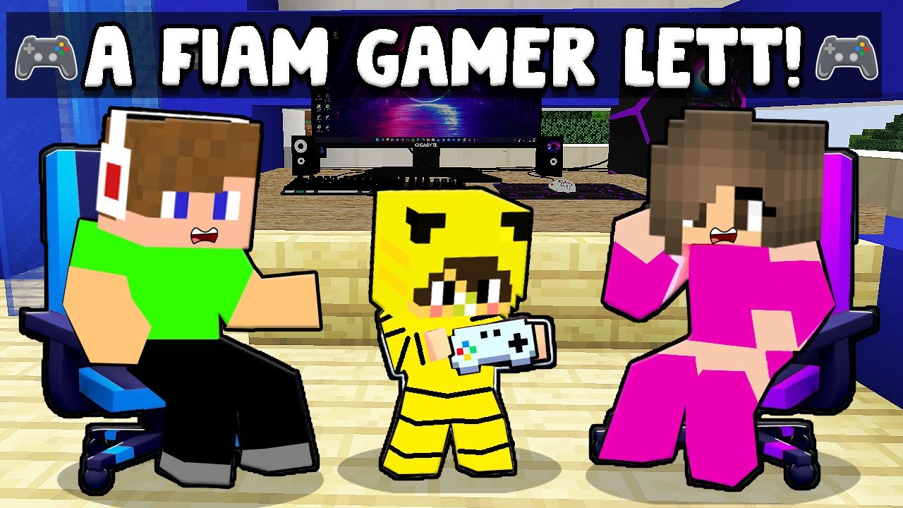 BEFOGADOTT EGY GAMER CSALÁD A MINECRAFT-BAN! 😱