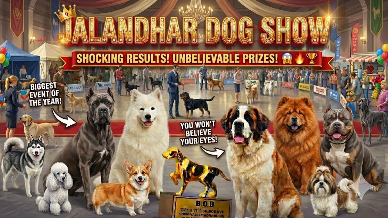 Jalandhar Dog Show 2026 || Most Dangerous Dog in Jalandhar? Affordable prices || LPU  Jalandhar 