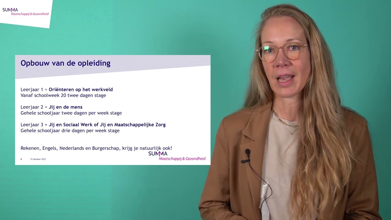 Presentatie Sociaal werk & Maatschappelijke zorg