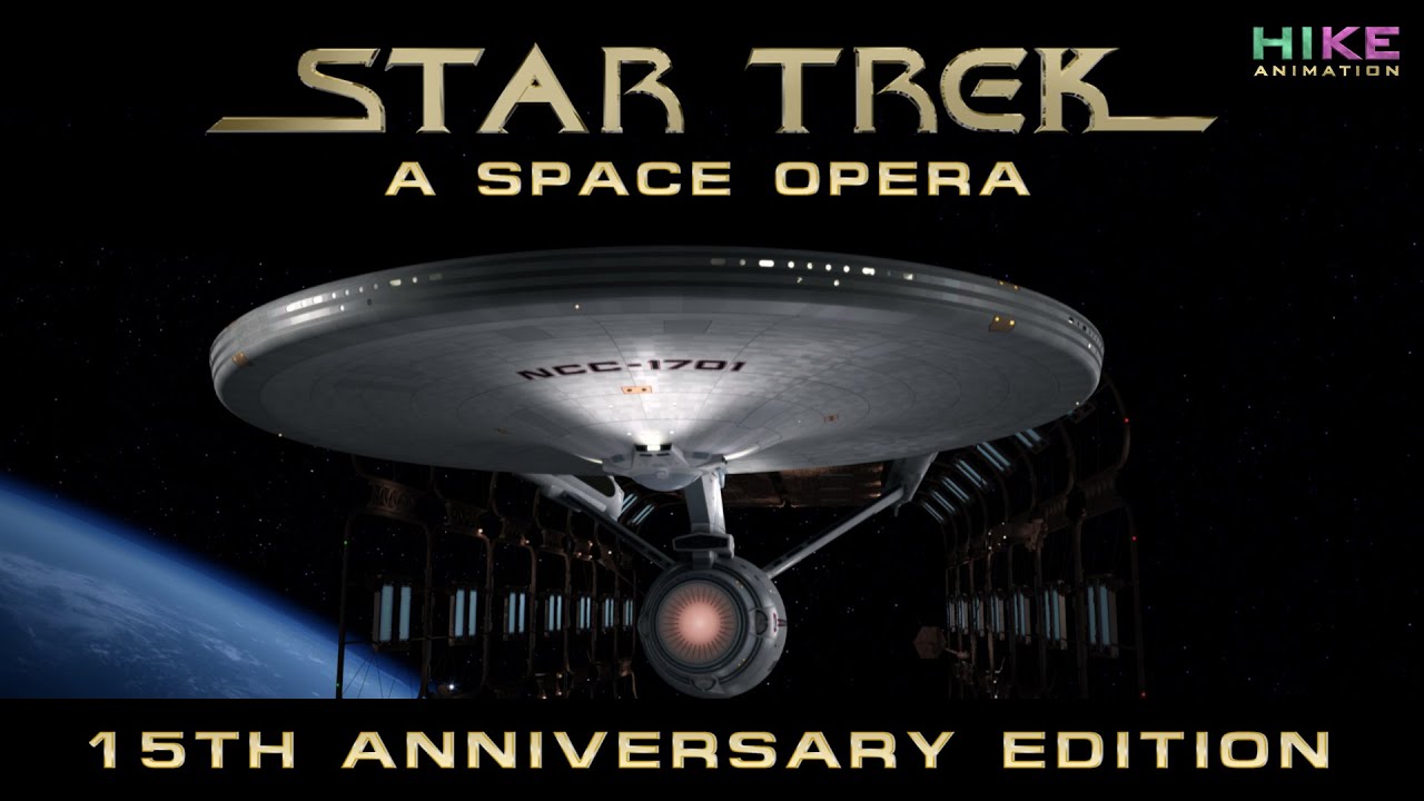 Enterprise leaving Drydock - STAR TREK TMP - (CGI Remake)
