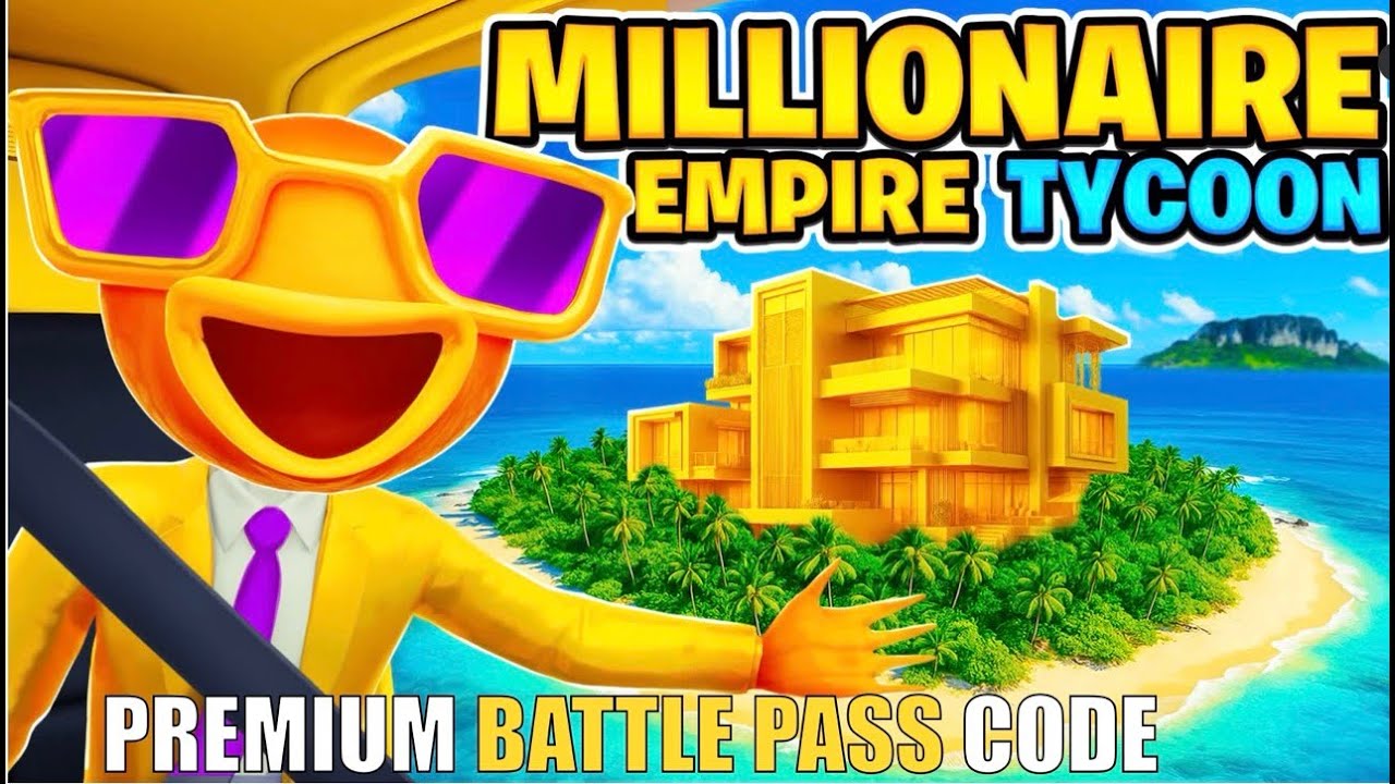 MILLIONAIRE EMPIRE TYCOON MAP FORTNITE CREATIVE - FIND PREMIUM BATTLE PASS CODE LOCATIONS