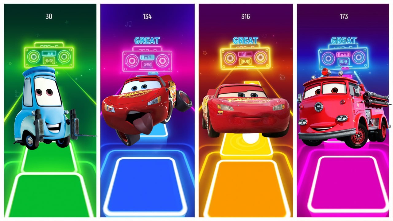 🎧 Tap the Beat with Lightning McQueen! (So Satisfying)