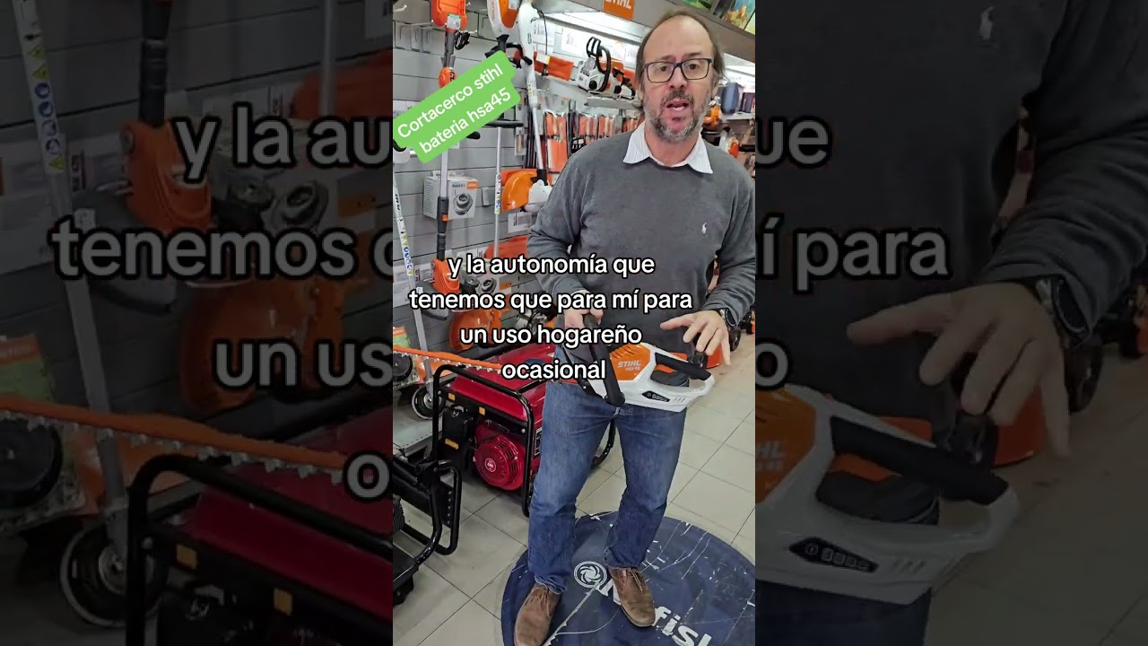 Cortacerto a bateria stihl hs45 , caracter&iacute;sticas r&aacute;pidas @nogalpark