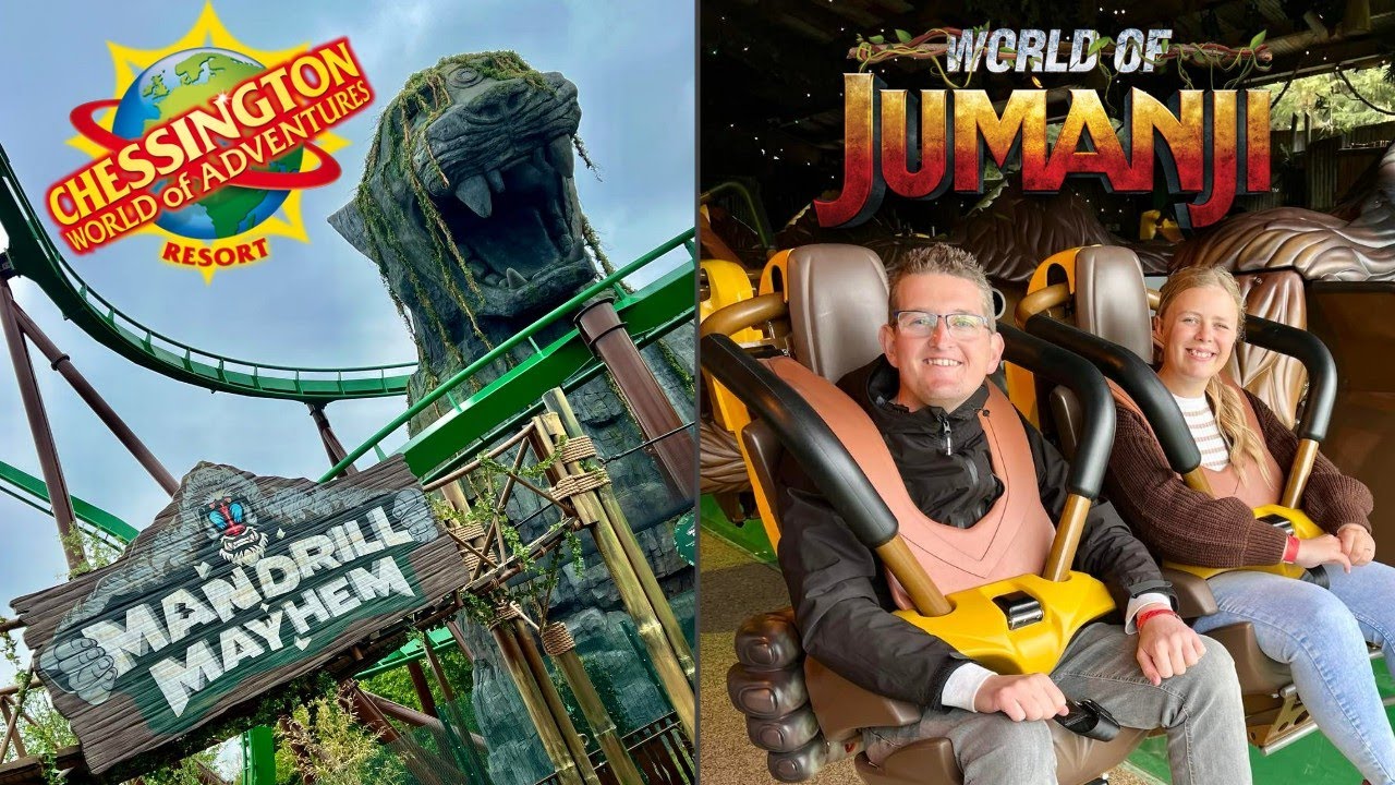 Mandrill Mayhem FIRST RIDE & Review - World Of JUMANJI Chessington World Of Adventures