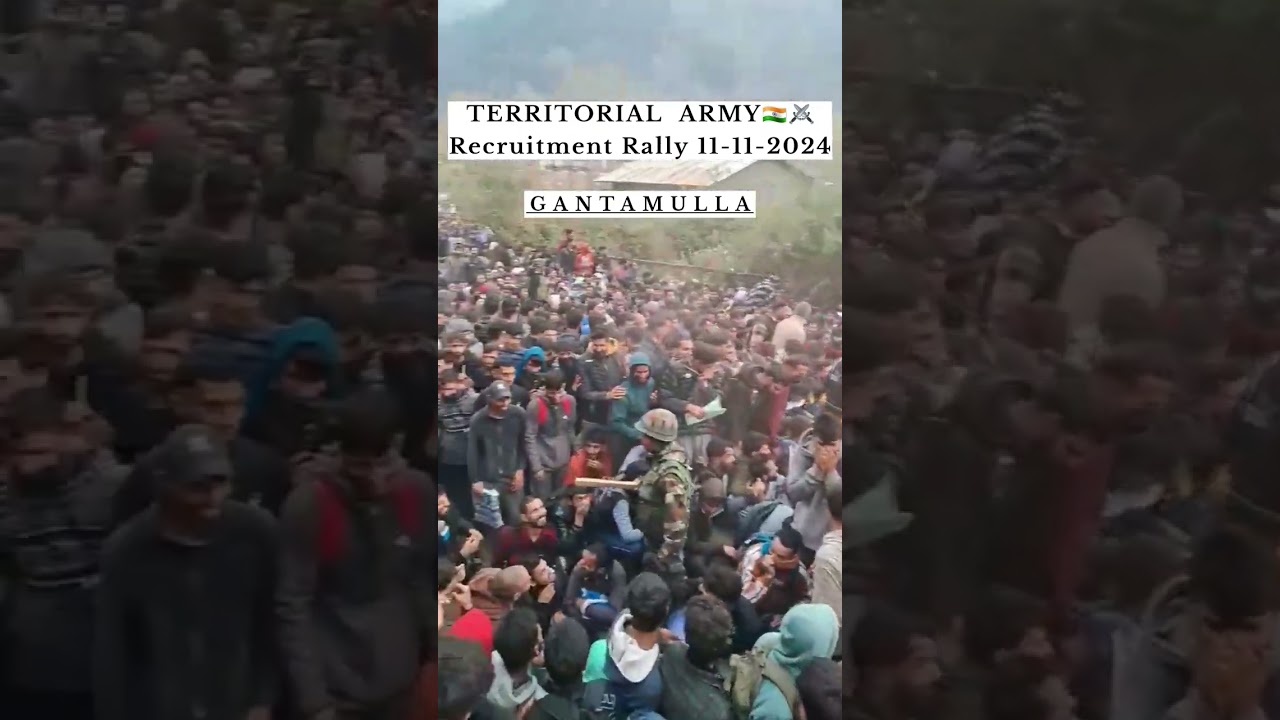 J&K TA Bharti | TA  Recruitment Rally Gantamulla #indianarmy #ncc #nsg #army #trending #fauji #jkp