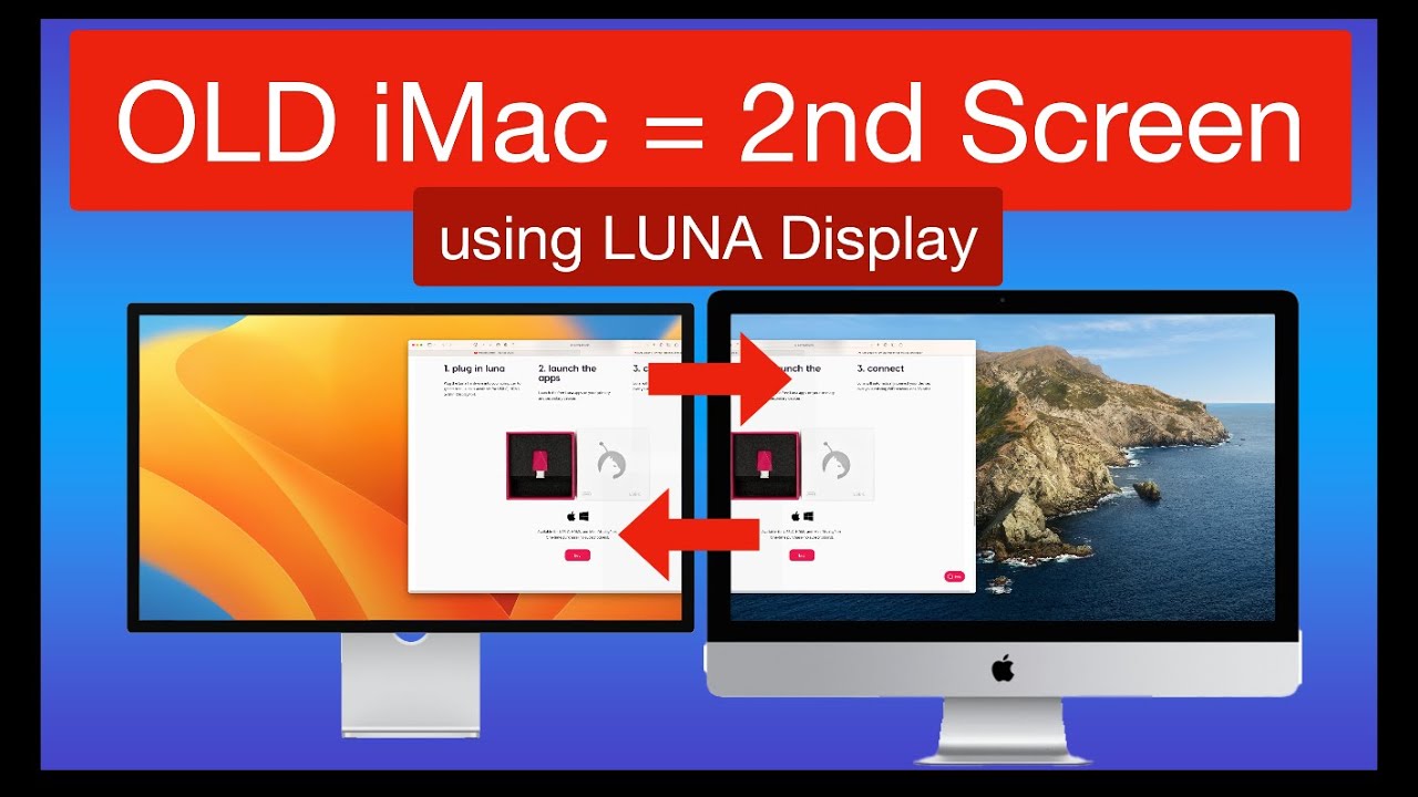 Используйте свой старый iMac как второй экран с помощью LUNA Display