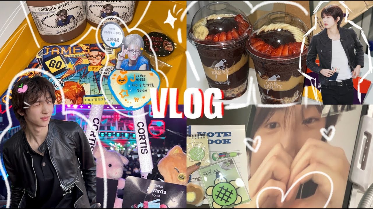 VLOG | 沒有cortis的韓國但吃了超多蛋糕的一集、雨凡哥生快、TikTok Awards