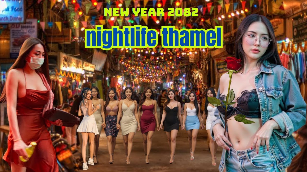 new year 2082 | thamel bazar nightlife nepal | thamel vlog | thamel ma new year ko dhamaka
