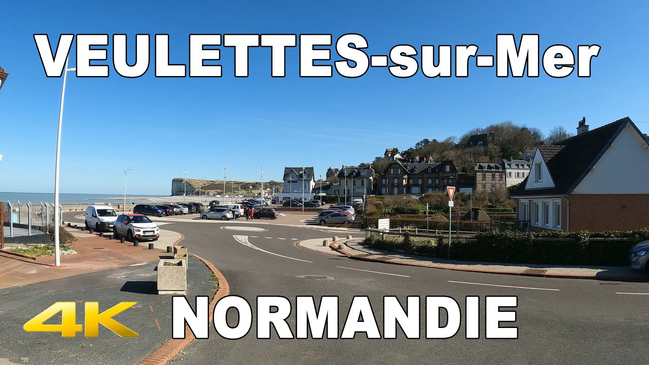 🇫🇷   VEULETTES-sur-Mer | Seine-Maritime | NORMANDIE | FRANCE | 4K