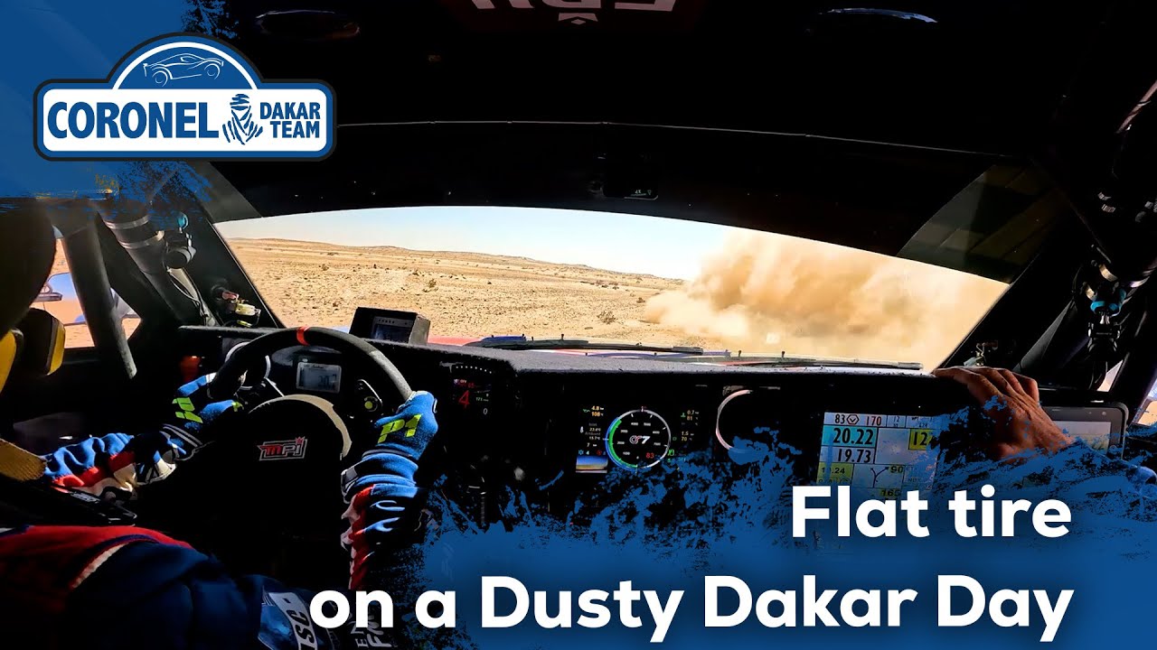 REAL DAKAR DUSTY 😶‍🌫️ DAY AND A FLAT TIRE #DAKAR2025