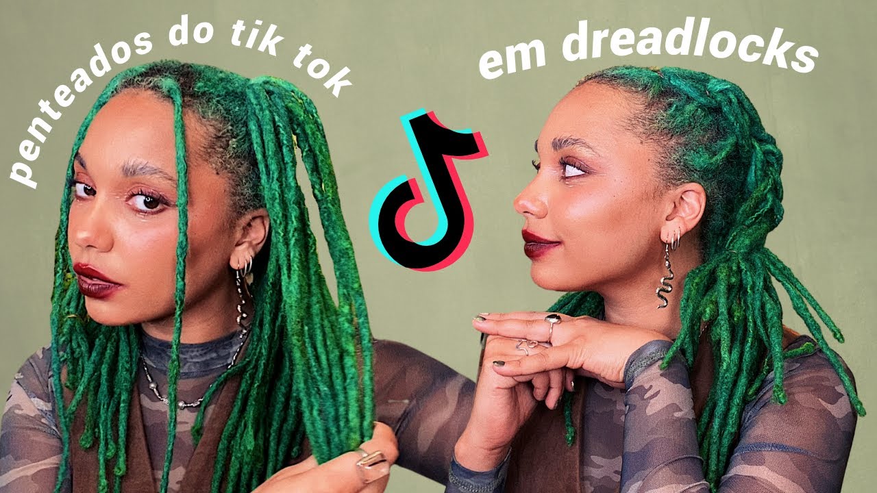 Testando PENTEADOS DO TIKTOK e  PAPO sobre FEMINILIDADE NEGRA - Penteia & Fala