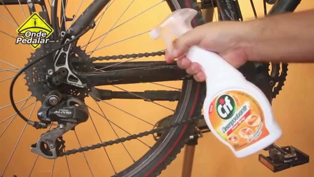Desengordurante CIF serve pra limpar corrente de bike?