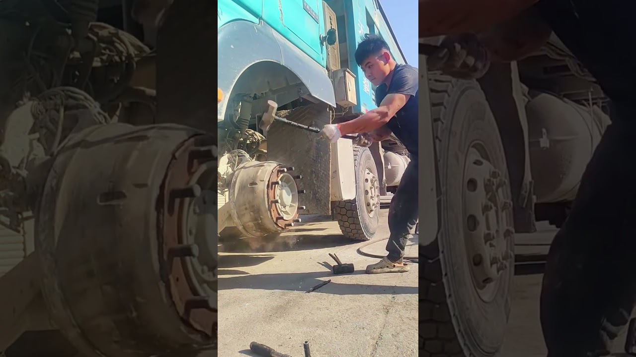 The process of heavy truck wheel hub maintenance