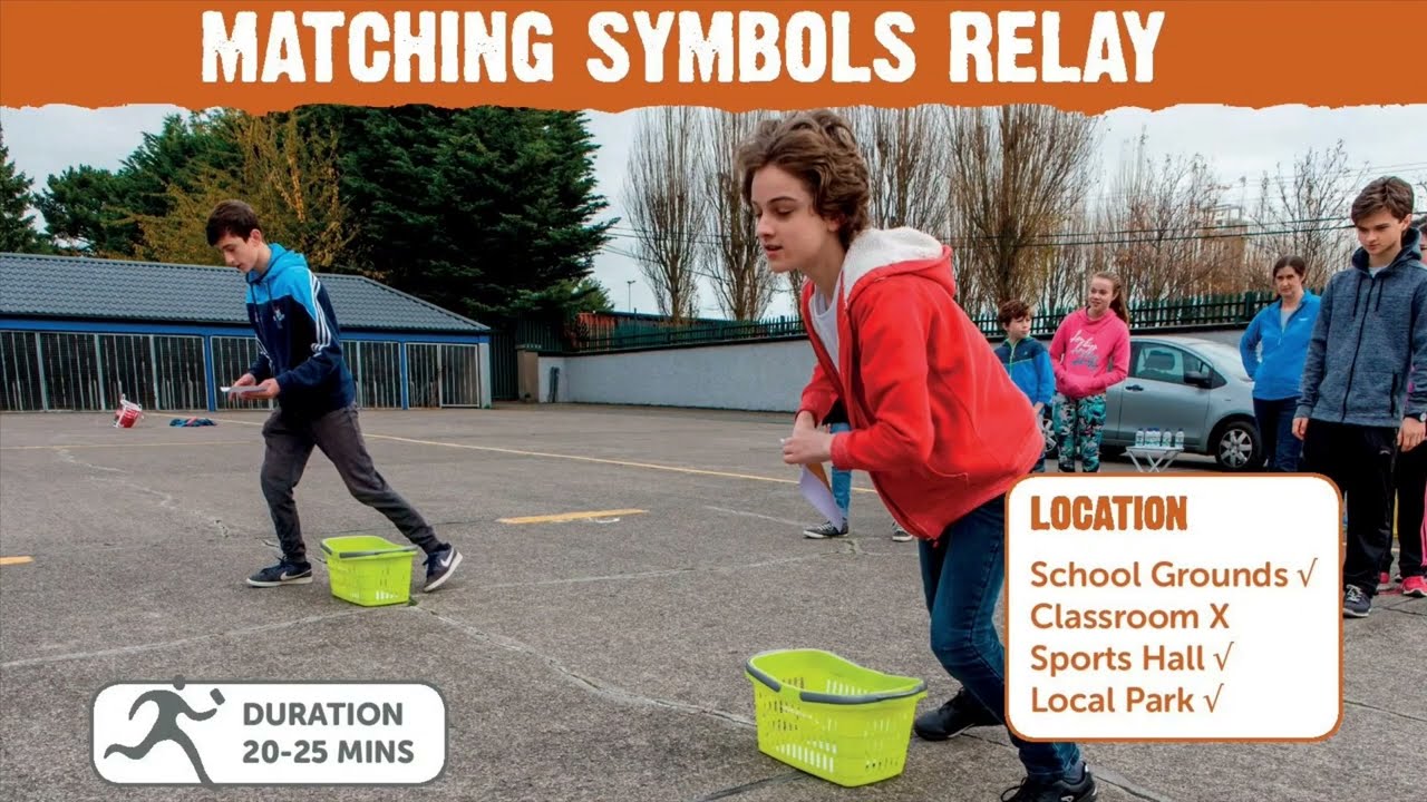 Orienteering Symbol Relay - Orienteering Ireland Demonstration