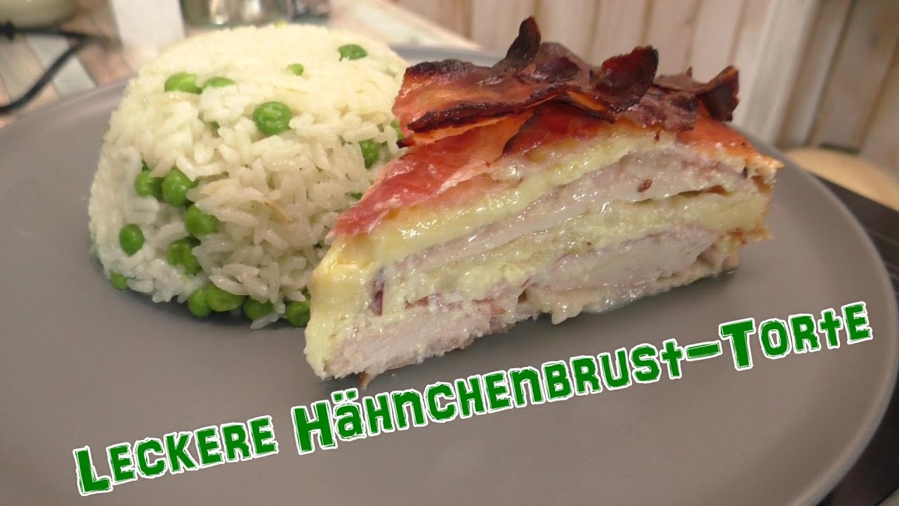 Leckere Hähnchenbrust-Torte / Fleisch mit Fleisch