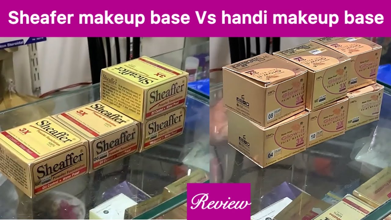 Sheaffer Mineral Makeup Base | Powder Foundation for Bridal base Coverage @Mahrozmakeup