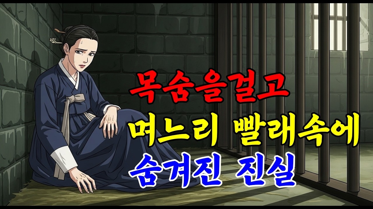 목숨을걸고 며느리 빨래속 #야담#민담#옛날이야기