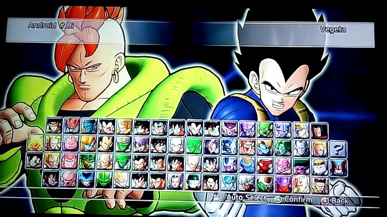 Todos os personagens de dragon ball raging blast 2