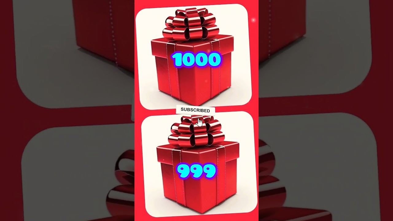 choose best one 1000 vs 999 gift 🎁 box #gift #giftbox #giftee #customizegifts #giftsidea #like #bts
