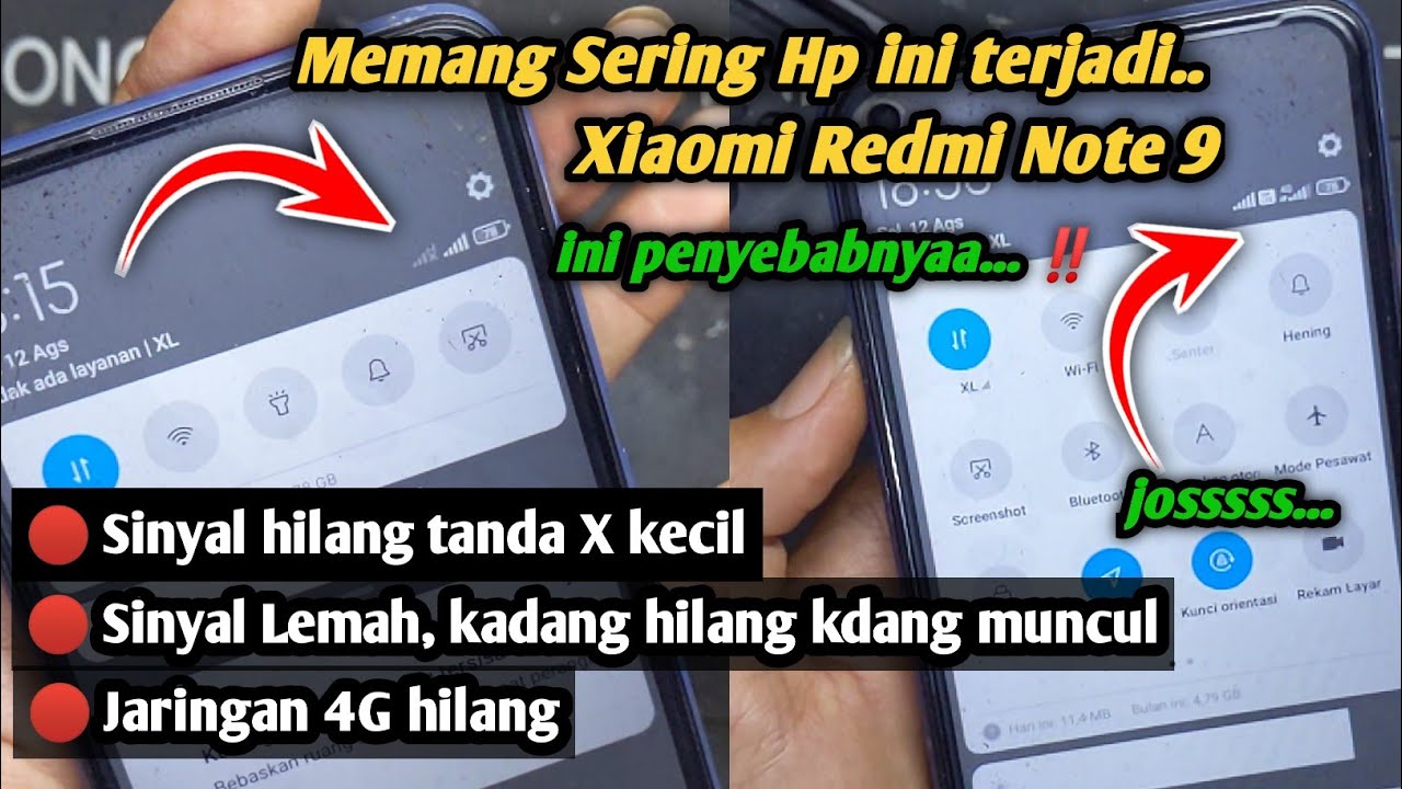 XIAOMI REDMI NOTE 9 ‼️ SINYAL HILANG, SINYAL LEMAH & JARINGAN 4G HILANG