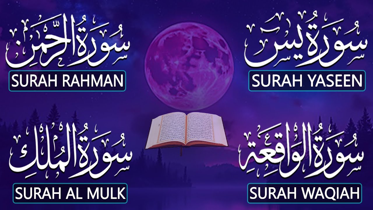 Best Quran Tlawat Surah Yaseen (Yasin) | Surah Rahman | Surah Waqiah | Surah Mulk |