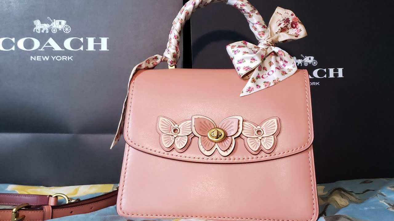 COACH Top handle PARKER with Butterfly Appliqu&eacute;