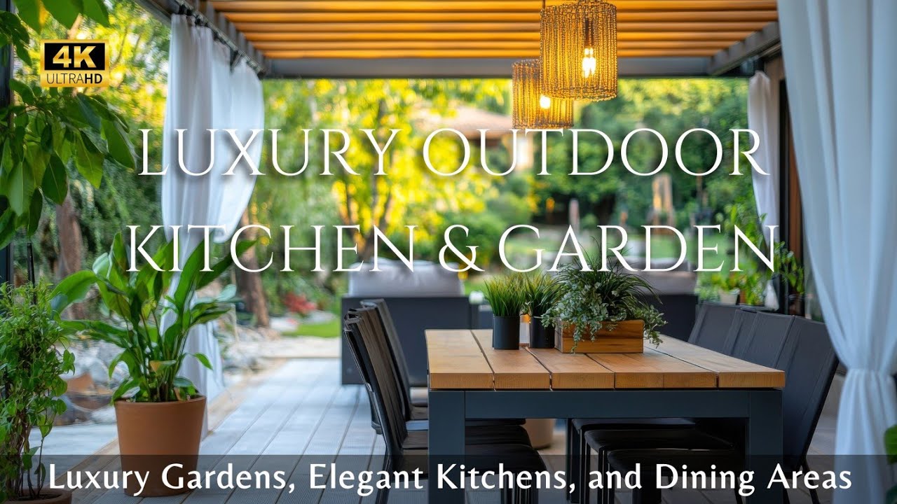 Luxury Outdoor Spaces: Secret Gardens, Elegant Kitchens, and Dining Areas You&rsquo;ll Love